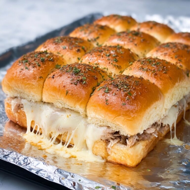 Cheesy Chicken Bacon Ranch Slider Recipe