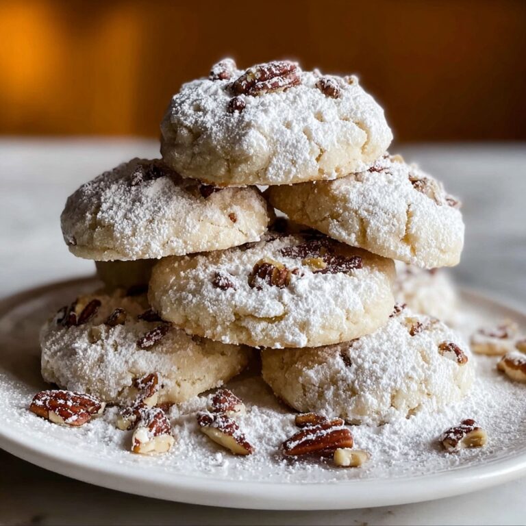 Buttery Pecan Snowball Cookies Recipe
