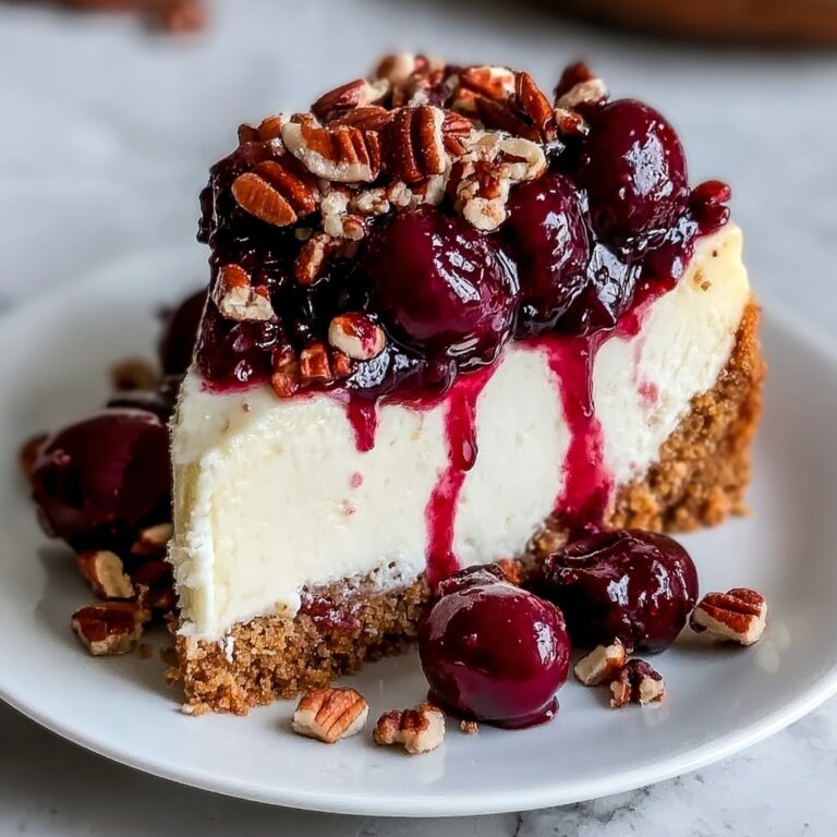 Cherry Pecan Cheesecake Recipe