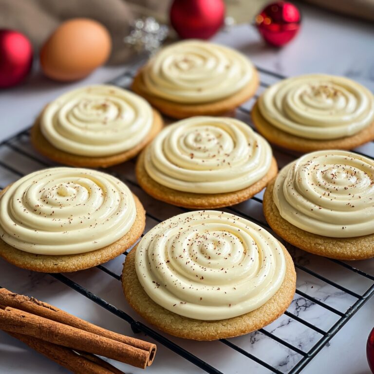 Eggnog Cookies with Cream Cheese Frosting Recipe