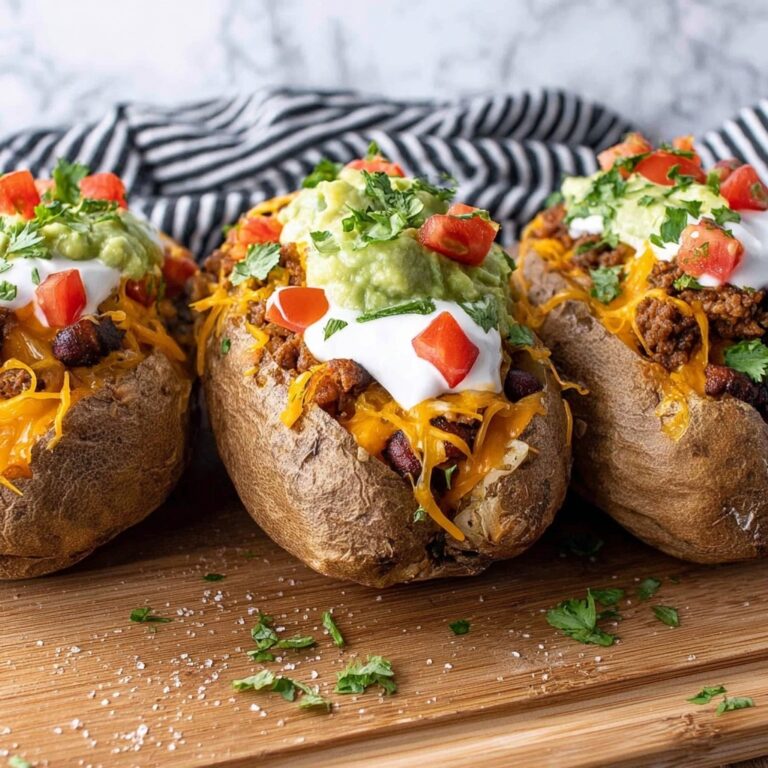 Taco Stuffed Baked Potatoes Recipe