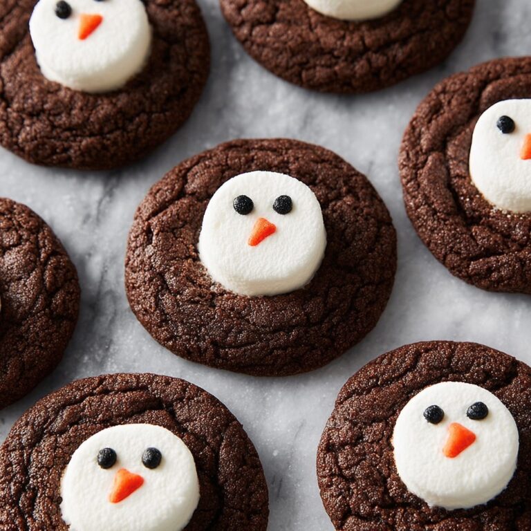 Snowman Hot Cocoa Cookies Recipe