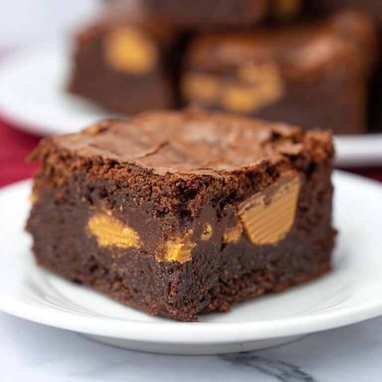 Reese’s Cup Brownies (So Fudgy) Recipe
