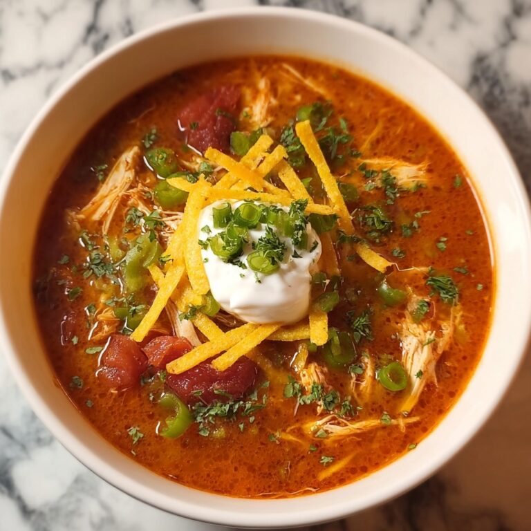 Easy Chicken Tortilla Soup Recipe