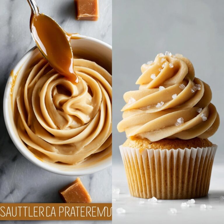 Salted Caramel Buttercream Frosting Recipe