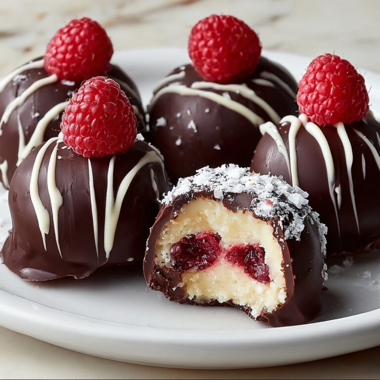 Decadent Raspberry Cheesecake Truffles Recipe
