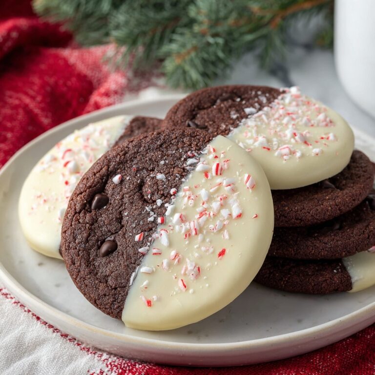 Chocolate Peppermint Slice and Bake Cookies Recipe
