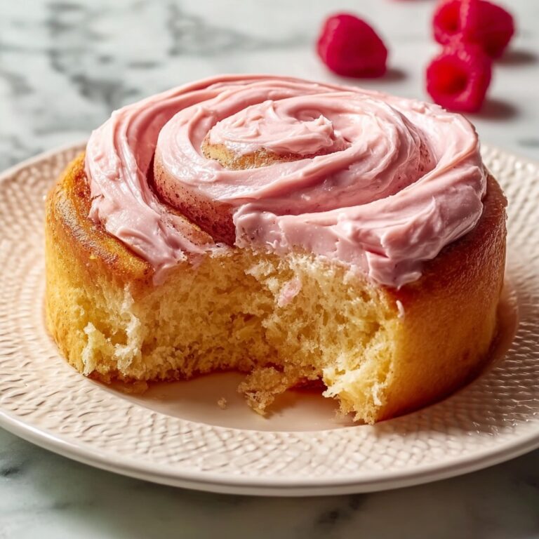 Lemon Raspberry Cinnamon Rolls with Cream Cheese Frosting Recipe