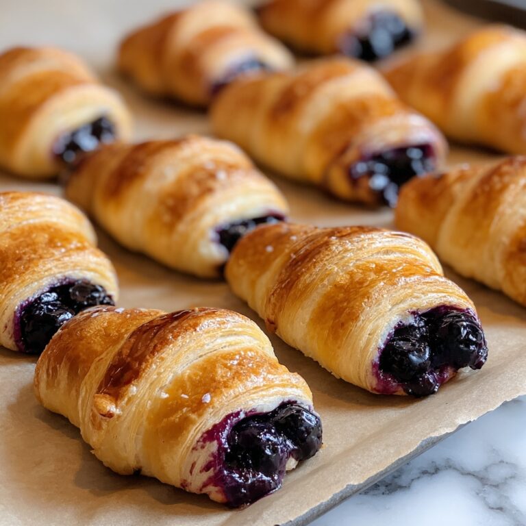 Blueberry Cheesecake Crescent Rolls Recipe