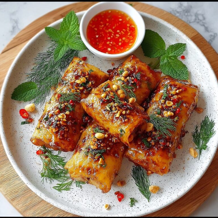Oven Fried Feta Rolls with Chili Honey Recipe