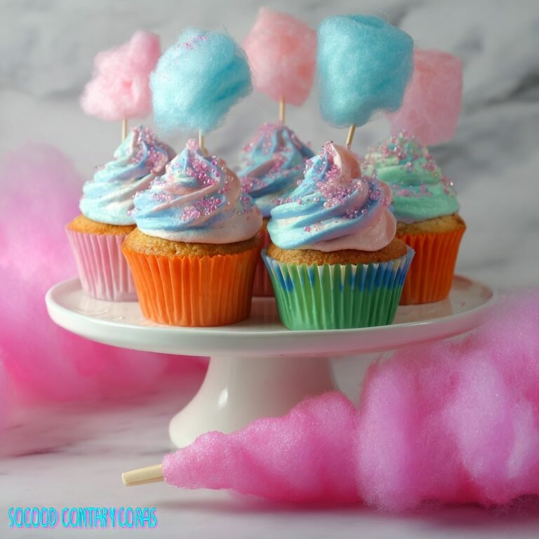 The Best Cotton Candy Cupcakes Recipe