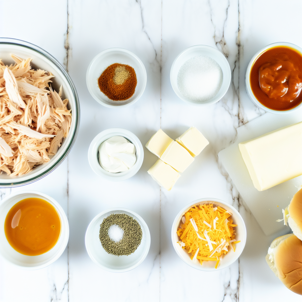 Buffalo Chicken Sliders Recipe - Recipe Image