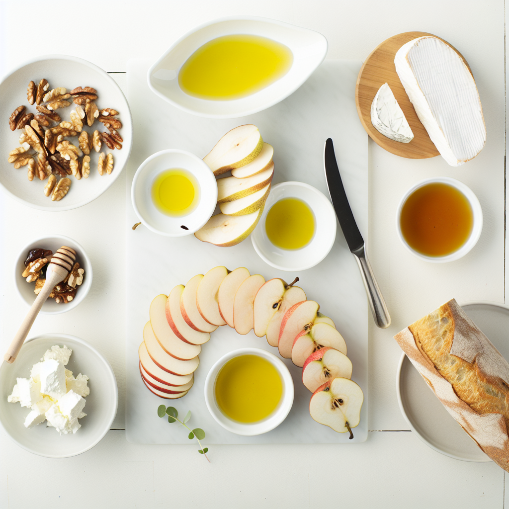 Pear Walnut Bruschetta Recipe - Recipe Image