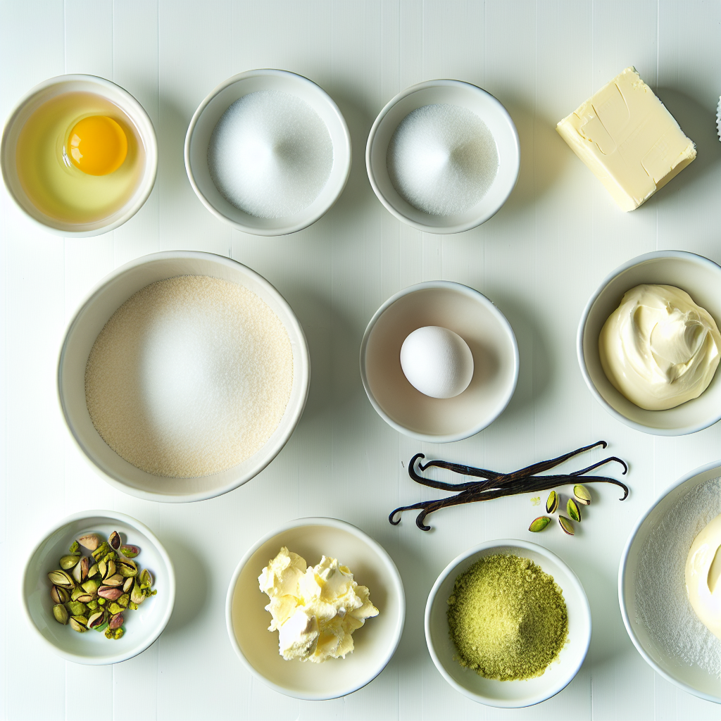 Pistachio Vanilla Cupcakes Recipe - Recipe Image