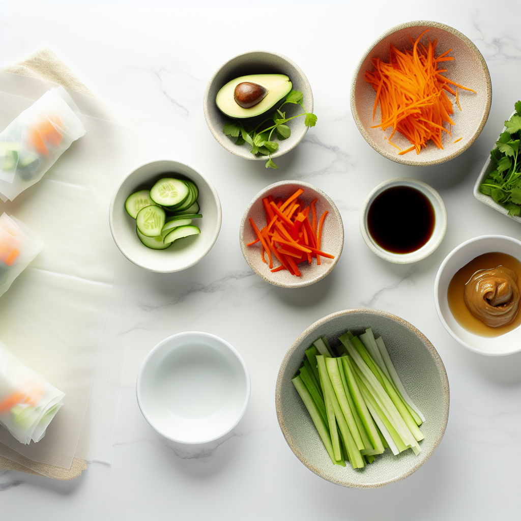 Vegetable Spring Rolls with Peanut Sauce That Wow Your Taste Buds! Recipe - Recipe Image