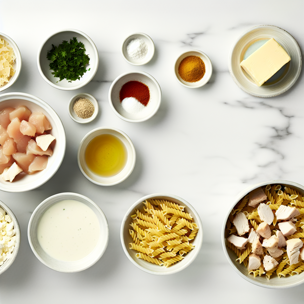 Cheesy Cajun Garlic Chicken Rotini Skillet (One-Pan Dinner) Recipe - Recipe Image