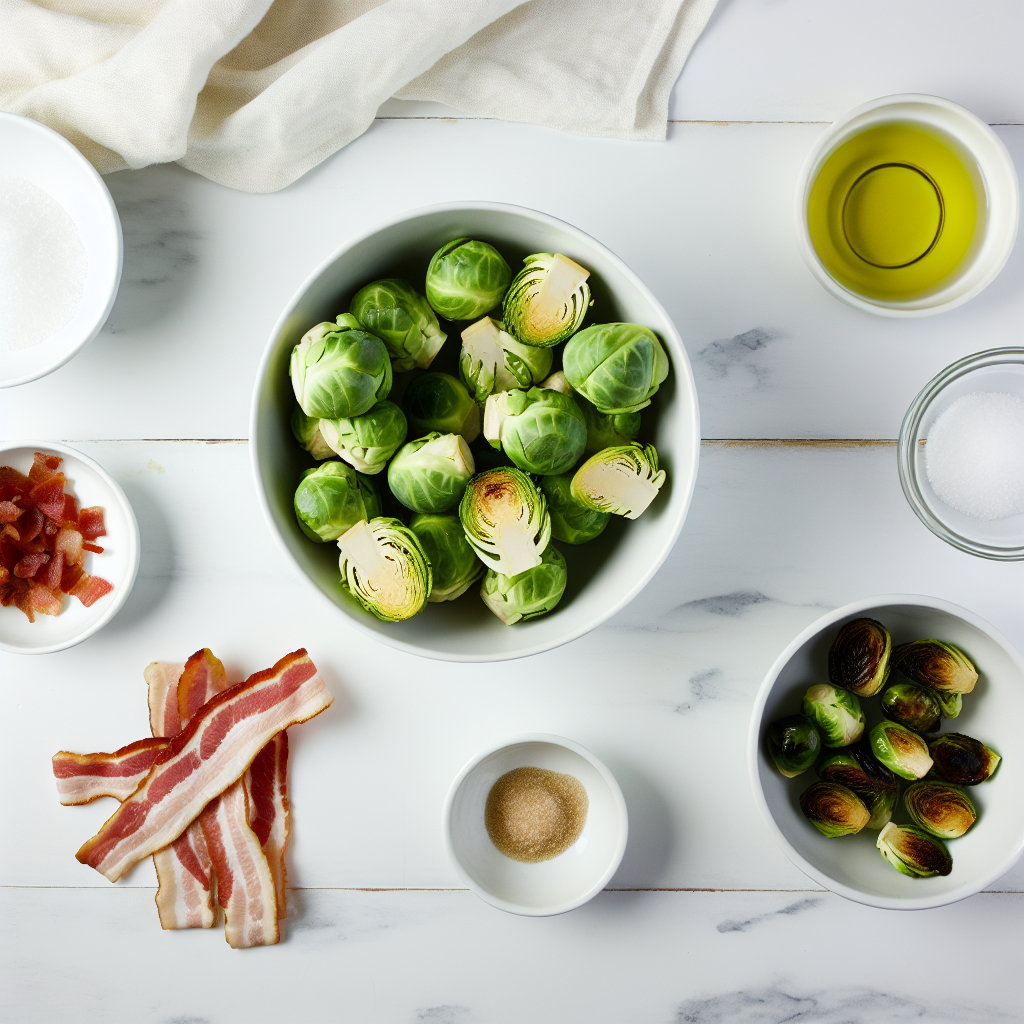 Balsamic Roasted Brussels Sprouts with Bacon Recipe - Recipe Image