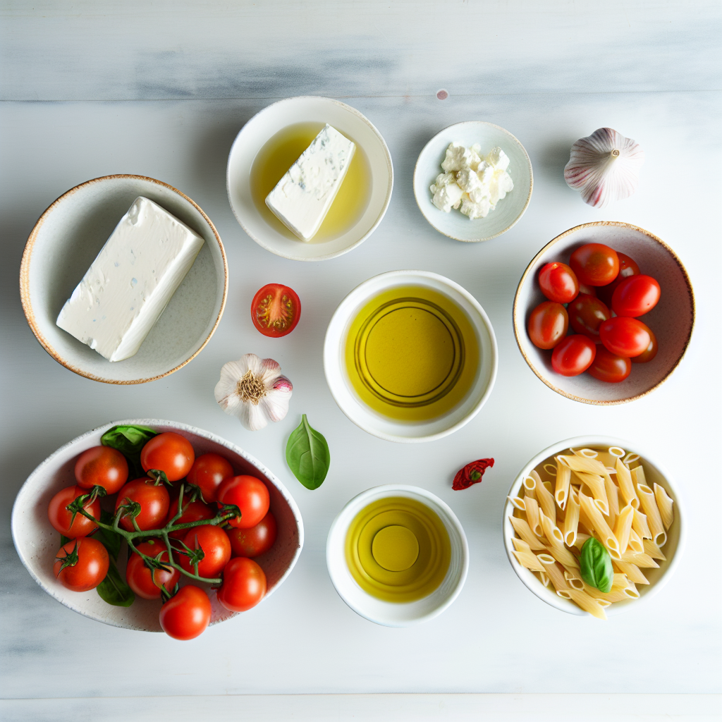 Creamy Roasted Tomato and Feta Pasta Recipe - Recipe Image