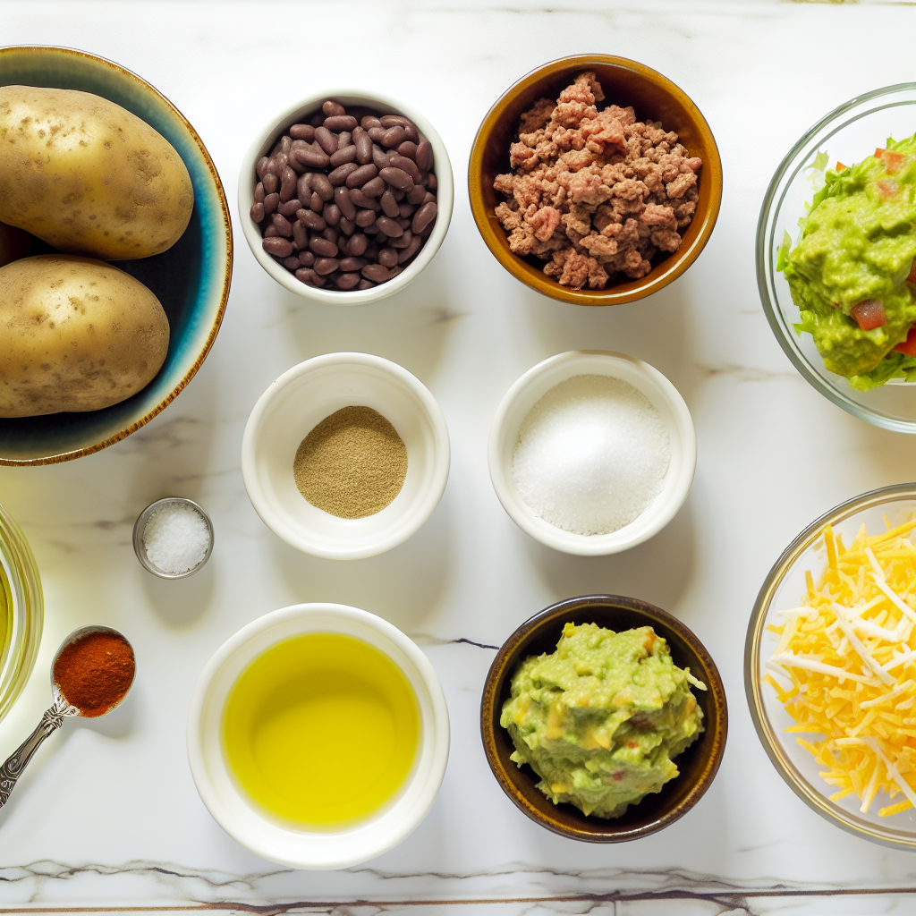 Taco Stuffed Baked Potatoes Recipe - Recipe Image