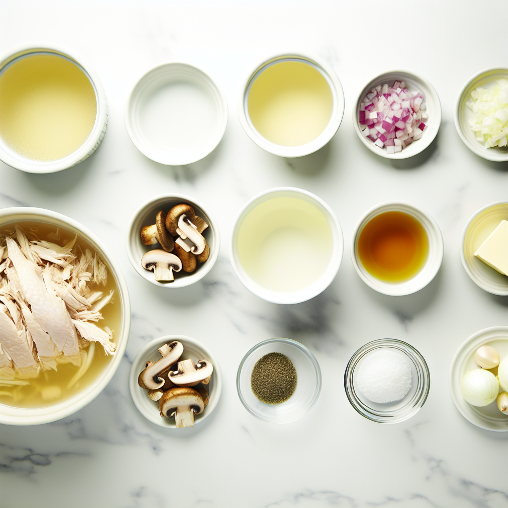 Creamy Rotisserie Chicken Mushroom Soup Recipe - Recipe Image