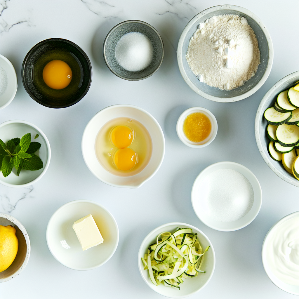 Lemon Zucchini Bundt Cake Recipe - Recipe Image