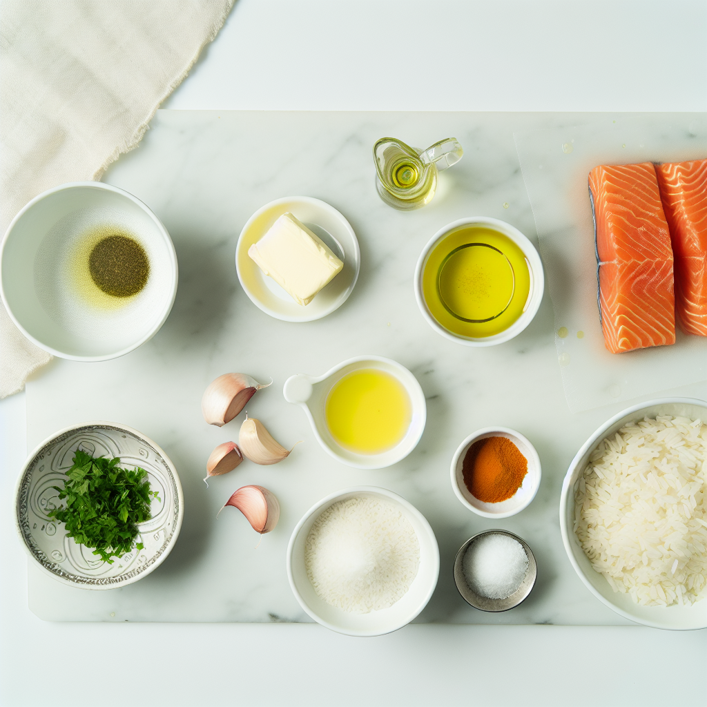 Garlic Butter Salmon Bites with Rice – 20-Minute Dinner Recipe - Recipe Image