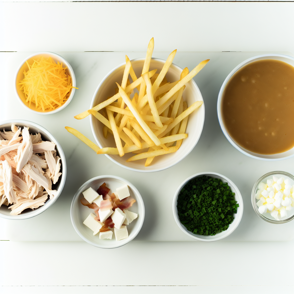 Chicken and Cheese Poutine Recipe - Recipe Image