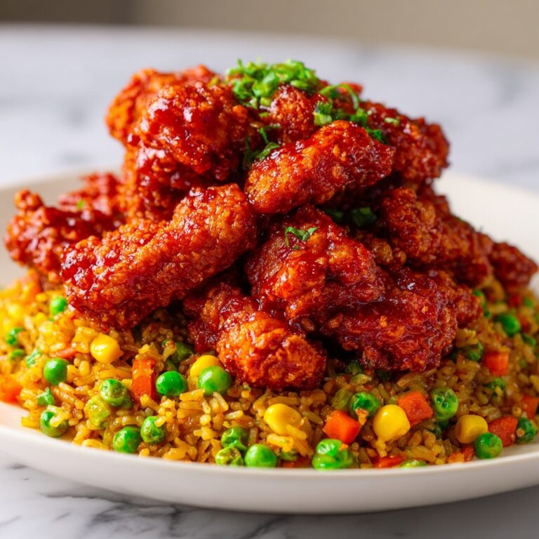 Honey BBQ Chicken Rice Recipe