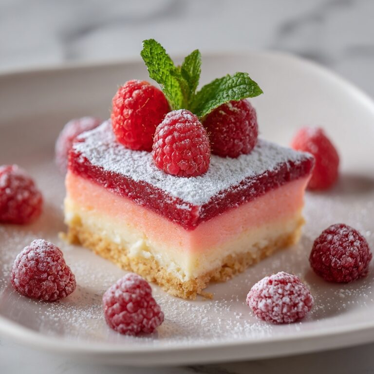 Delicious Raspberry Cheesecake Bars Recipe