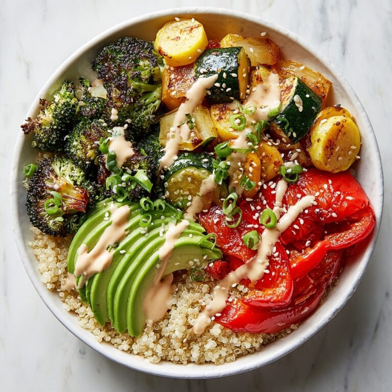 Roasted Veggie Quinoa Bowl Recipe