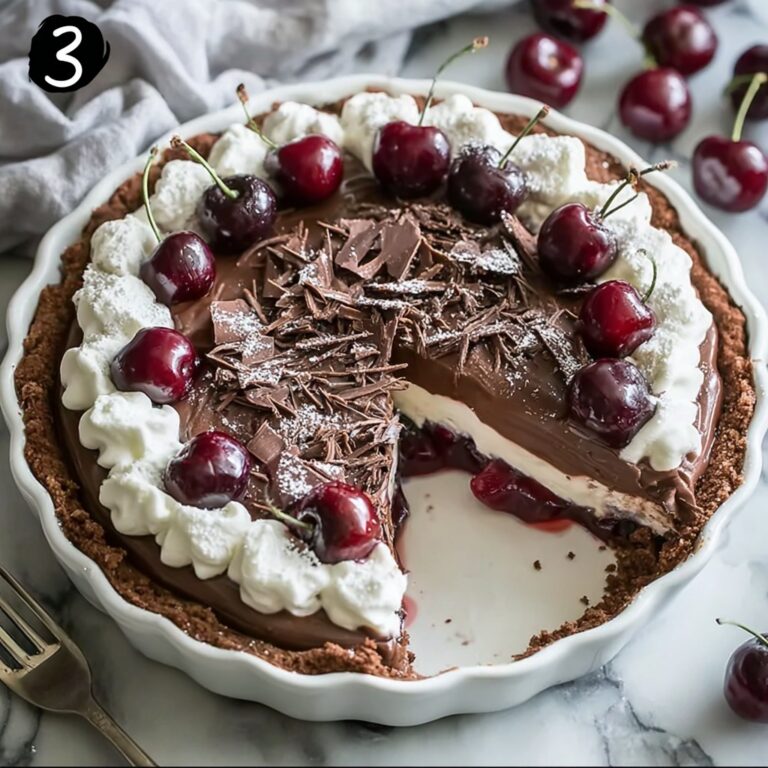 Chocolate Cherry Cream Pie Recipe