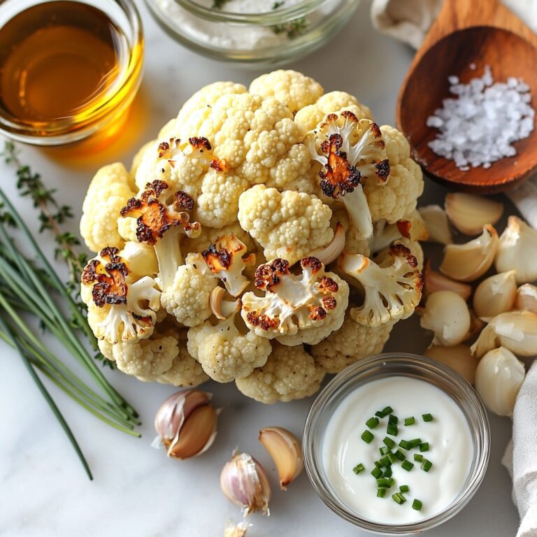 Roasted Cauliflower Soup Recipe