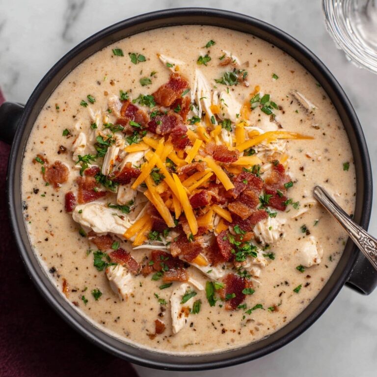 Slow Cooker Crack Chicken Soup: Creamy Comfort in a Bowl Recipe