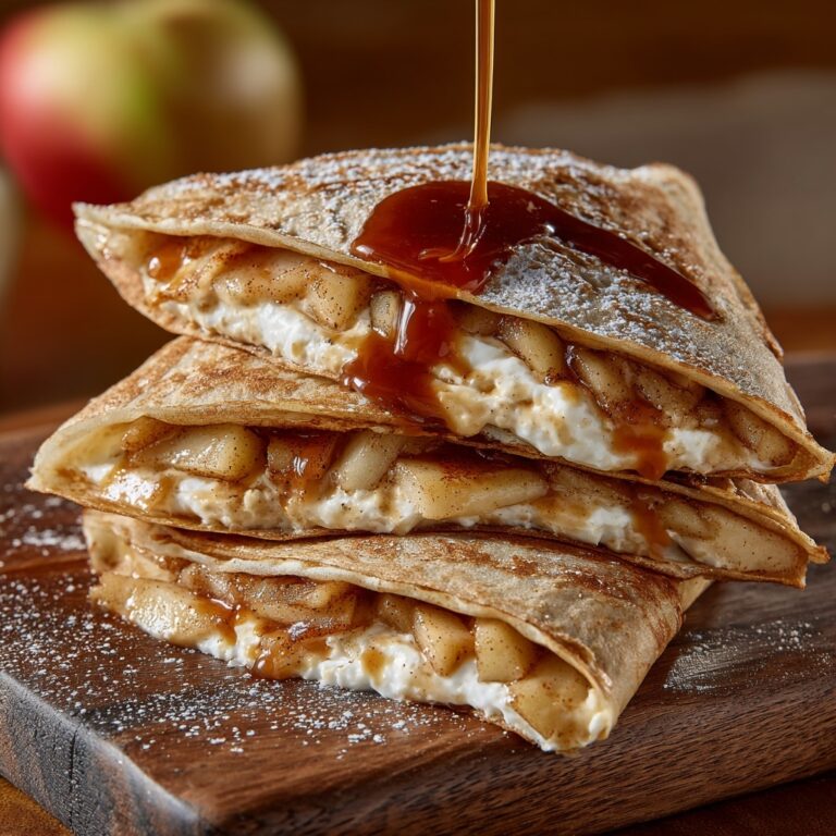 Apple Cinnamon Breakfast Quesadillas Recipe