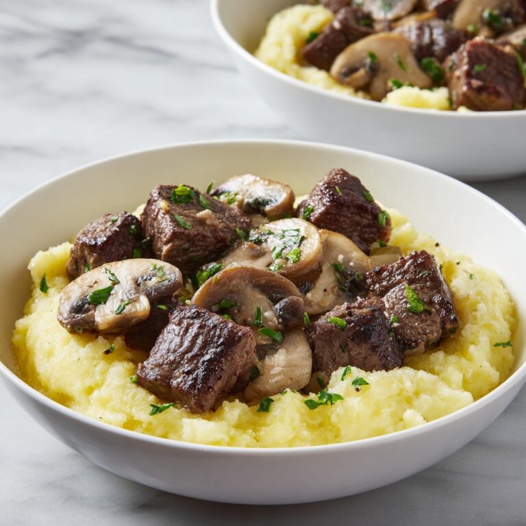 Slow Cooker Beef Tips & Gravy Recipe