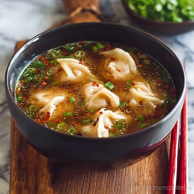 Hearty Beef Potsticker Soup – Flavorful Comforting Bowl Recipe