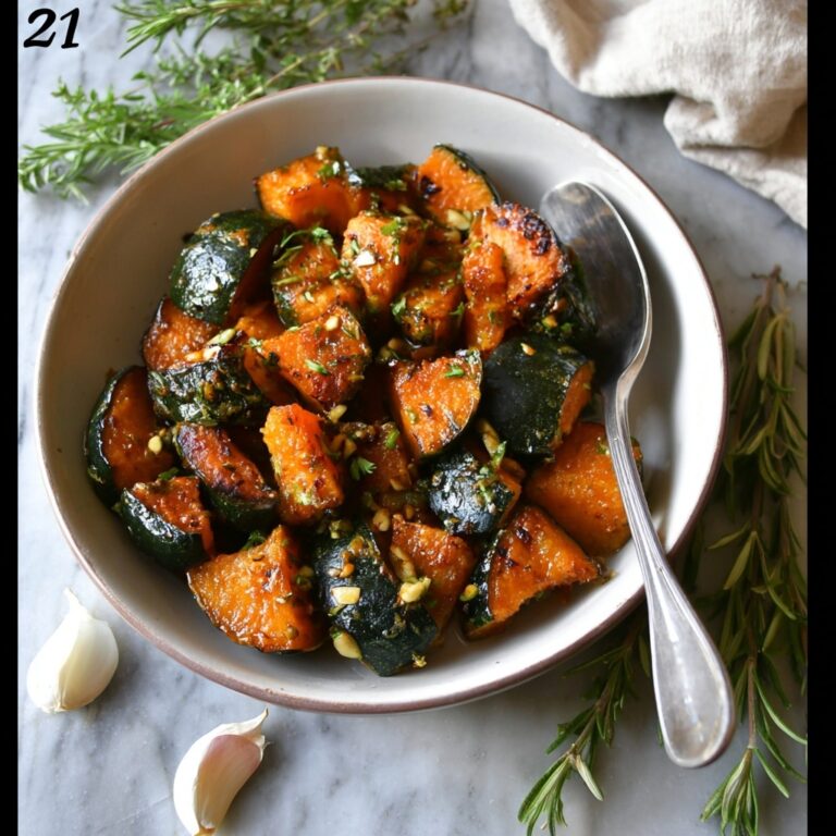 Simple Roasted Kabocha Squash Cubes Recipe