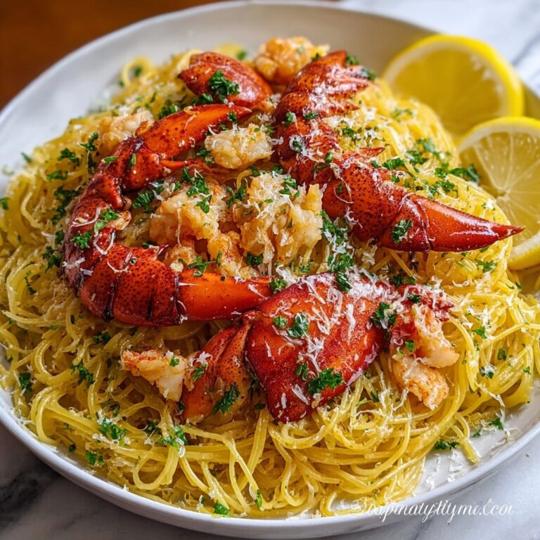 Garlic Butter Lobster Linguine Recipe