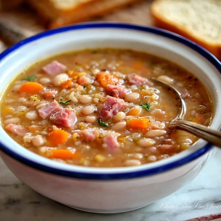Crockpot Ham and Bean Soup Recipe