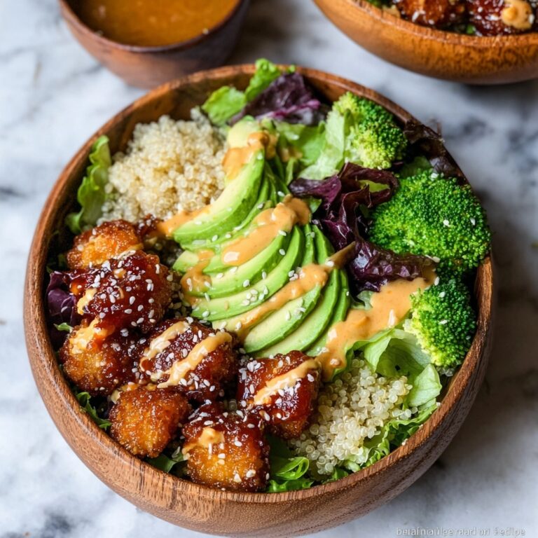 Crispy Bang Bang Salmon Bites Bowls Recipe