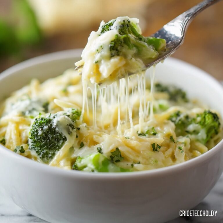 Ultimate Creamy One-Pot Broccoli Cheddar Orzo Recipe