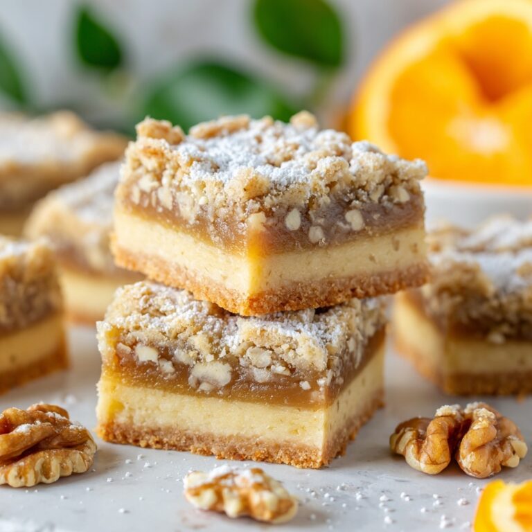 Apricot Bars with Walnuts and Coconut Recipe