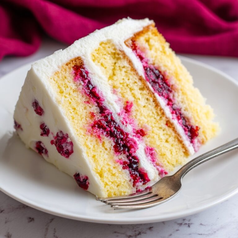 Lemon Raspberry Cake Recipe