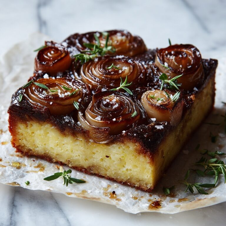 Cheesy Crusted Caramelized Leek Recipe