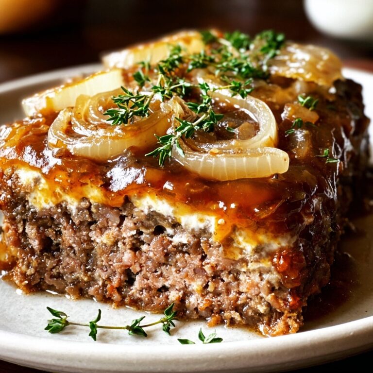 French Onion Meatloaf Recipe
