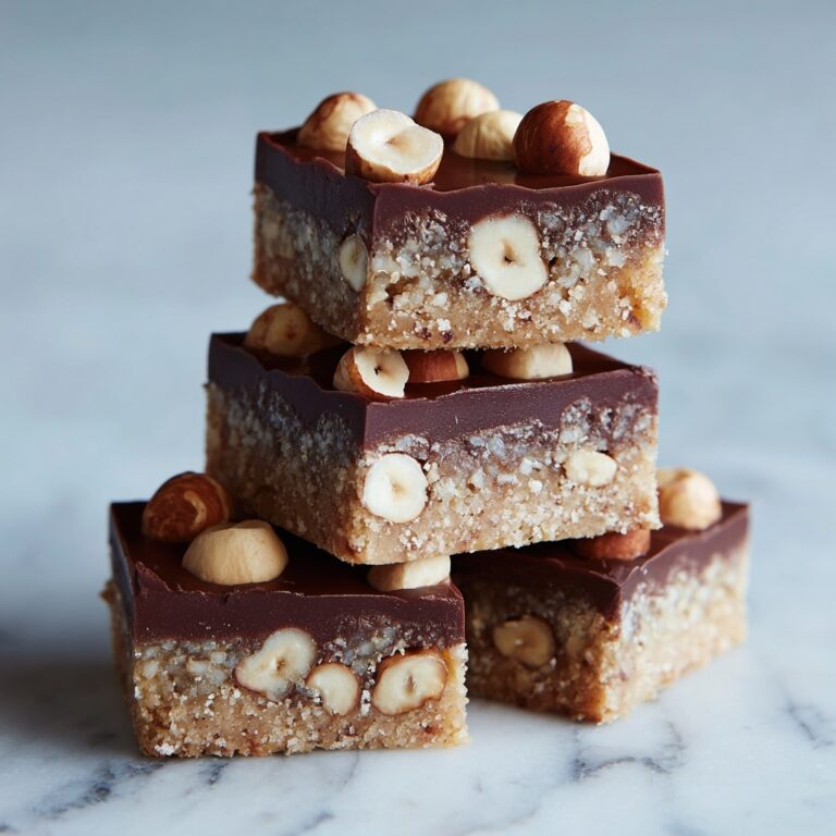 4 Ingredient Choc Hazelnut Slice Recipe