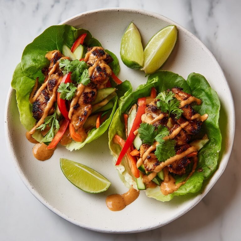 Peanut Chicken Lettuce Wraps Recipe
