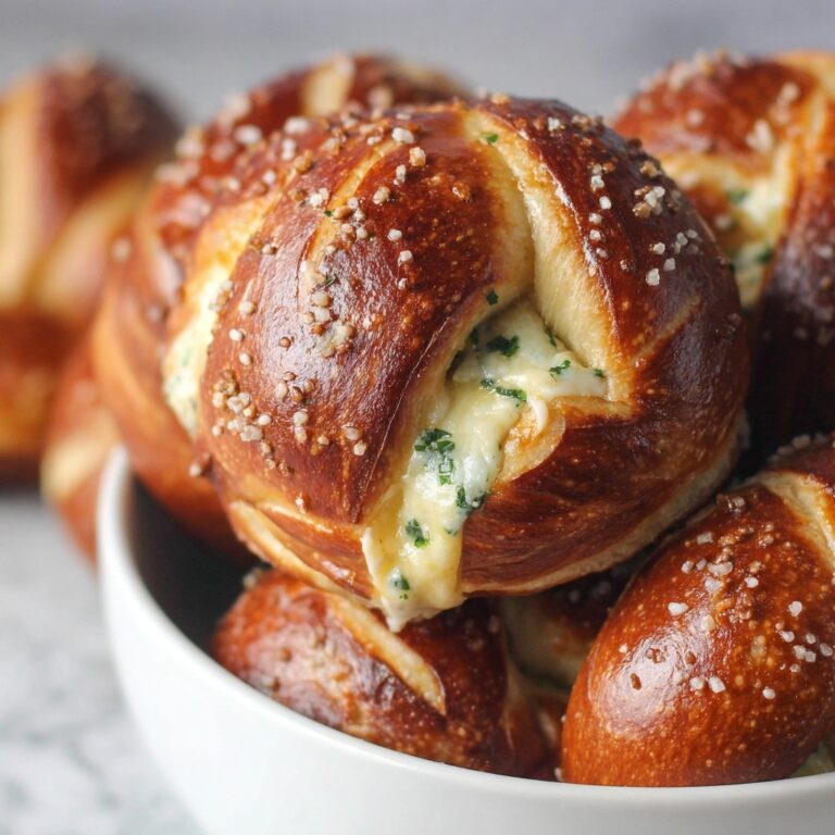 Cheese-filled Pretzels Recipe