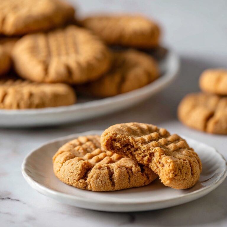 Oat Flour Peanut Butter Cookies Recipe