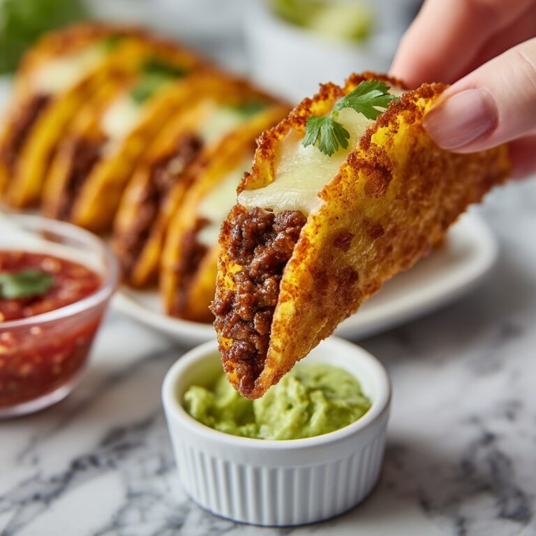 Crispy Baked Beef Tacos – Quick, Crunchy, Crowd-Pleaser Recipe